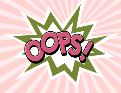 Fehler – nichts ist menschlicher